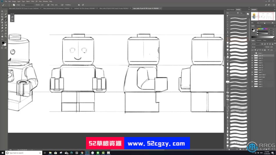 废土赛博朋克风格游戏角色绘画设计视频教程 CG 第7张