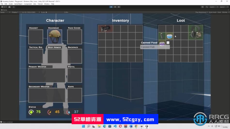 Unity高级游戏库存系统核心技术训练视频教程 Unity 第9张