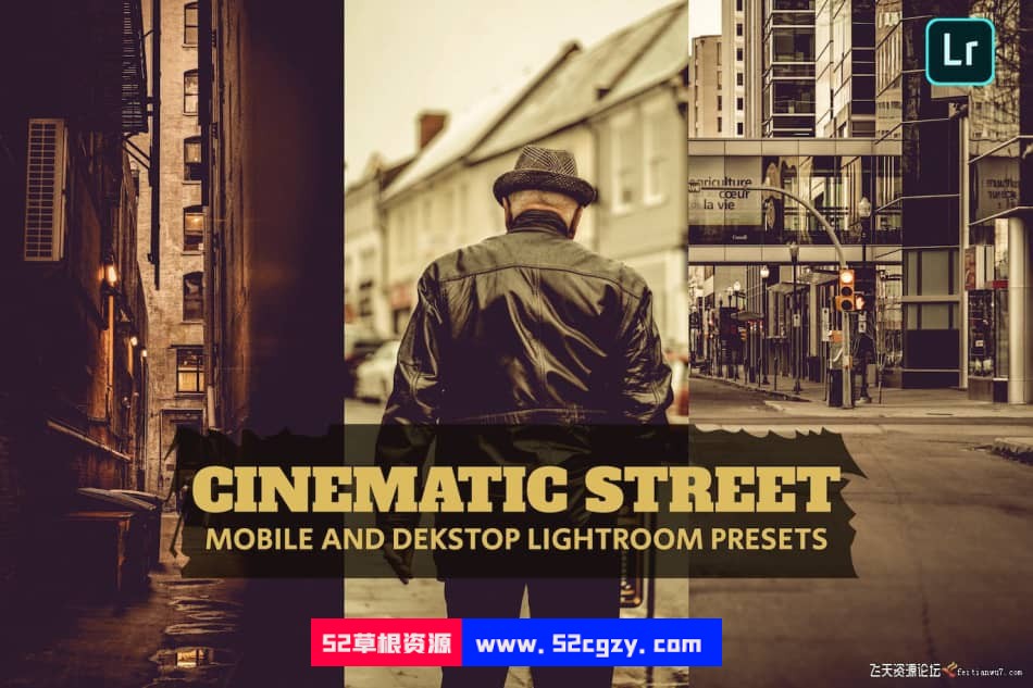 【Lightroom预设】城市街道复古电影胶片Cinematic Lightroom Presets LR预设 第1张