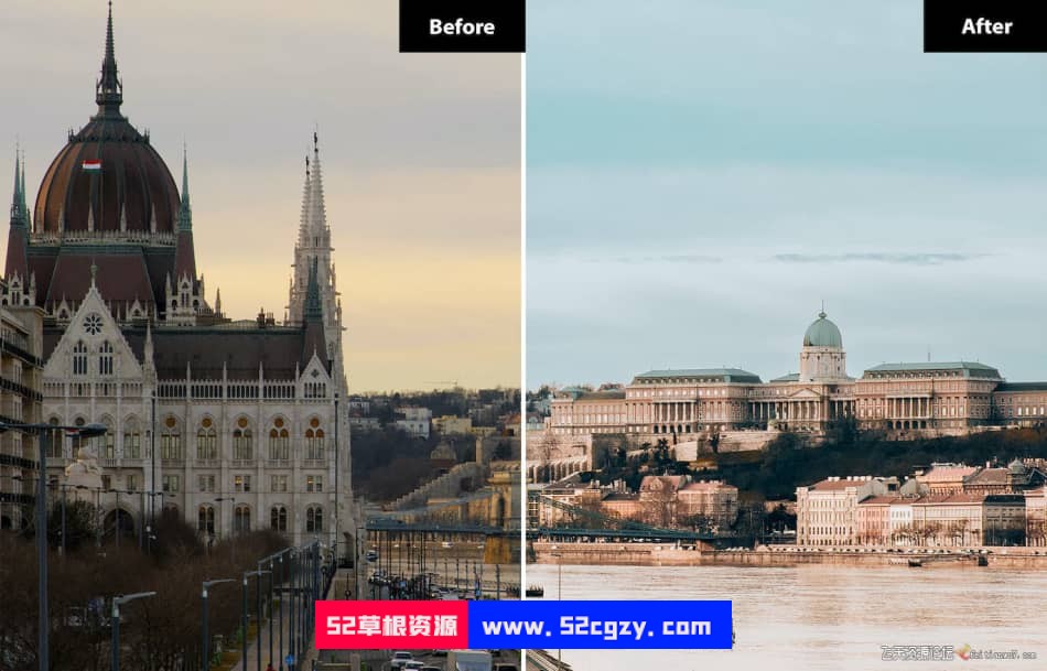 【Lightroom预设】布达佩斯旅拍城市风光调色Budapest Lightroom Presets LR预设 第8张