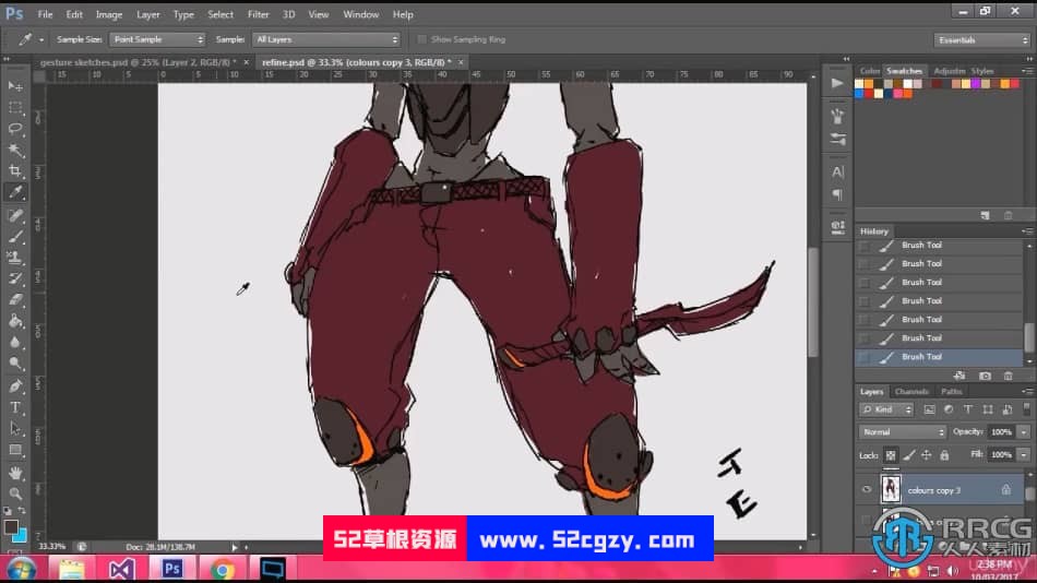 【中文字幕】生物机甲人物角色概念艺术设计视频教程 CG 第4张