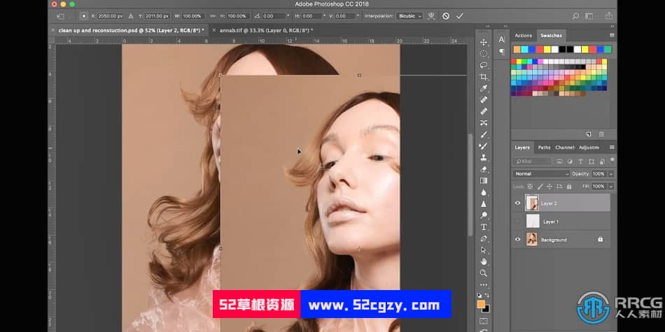 Photoshop肖像头发修饰技巧训练视频课程 PS教程 第9张