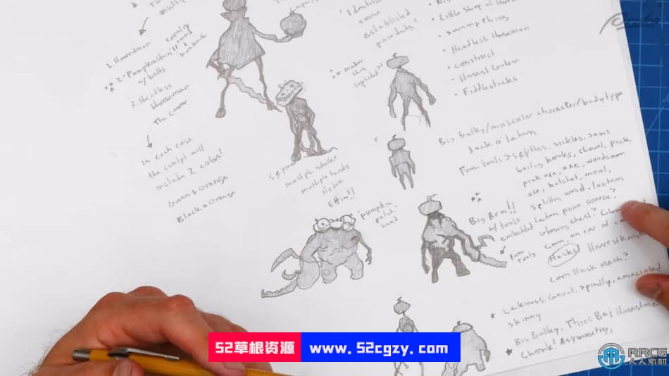 怪兽怪物形象角色绘画设计训练视频教程 CG 第2张