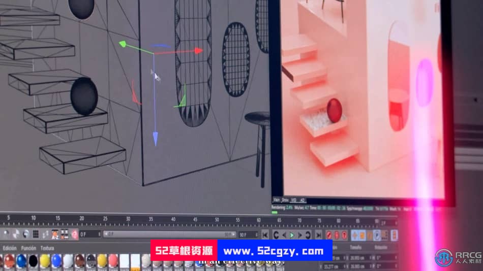 【中文字幕】C4D与Octane创建3D构图插画静帧图像视频教程 C4D 第10张