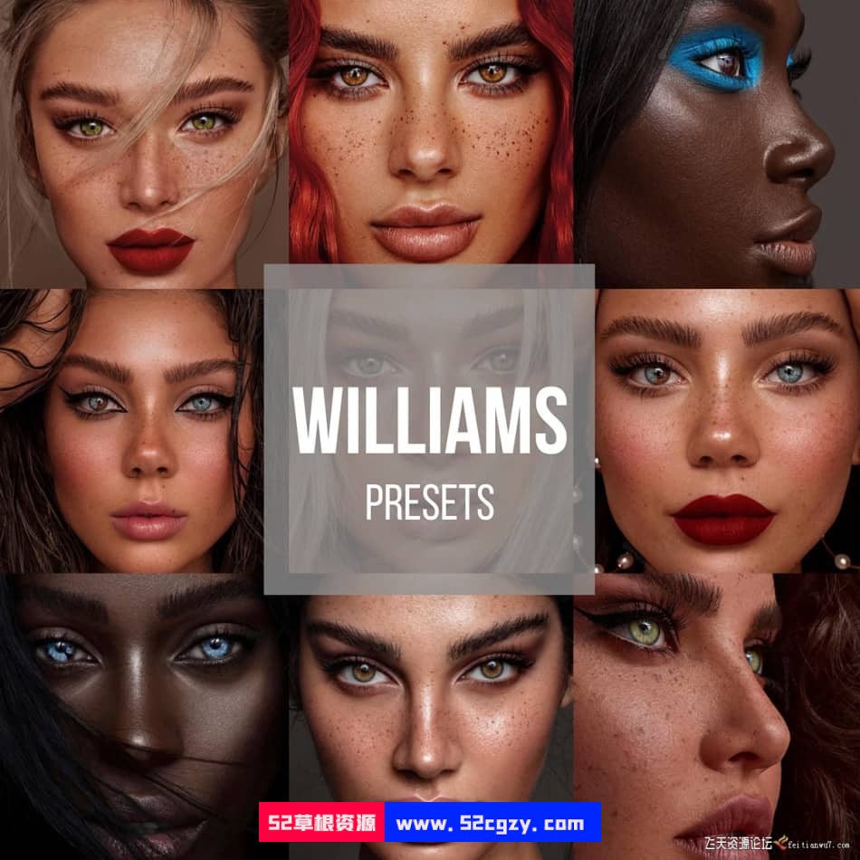 【Lightroom预设】完美人像肤色颜色分级Tamara Williams Skin Presets LR预设 第1张