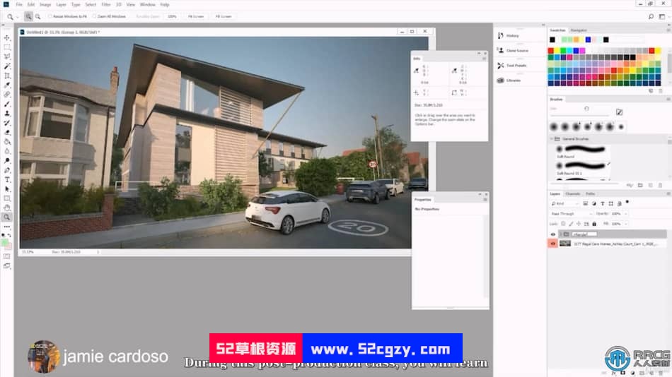 【中文字幕】3dsMax和Vray逼真建筑灯光照明技术训练视频教程 3D 第6张