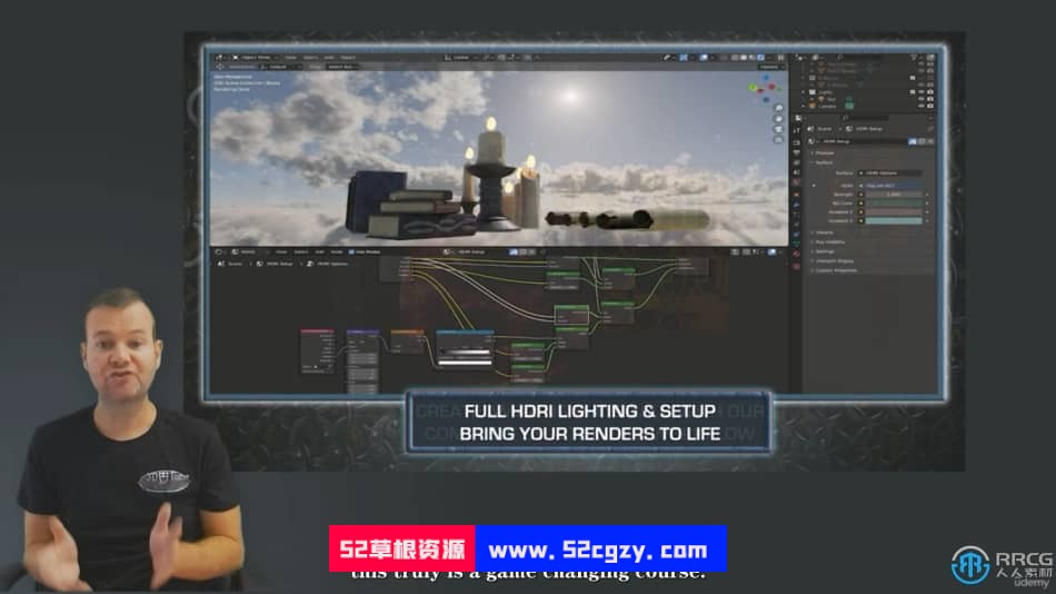Blender与UE地下城游戏道具制作流程视频教程 3D 第13张