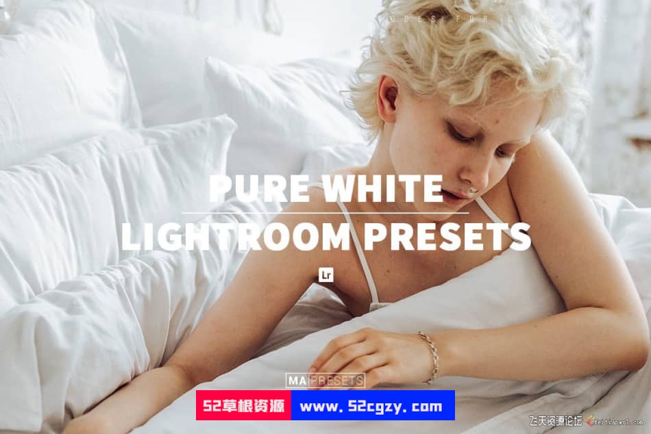 【Lightroom预设】明亮通透干净的人像调色10 PURE WHITE Lightroom Presets LR预设 第1张