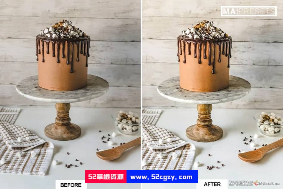 【Lightroom预设】明亮通透美食蛋糕后期调色STYLED CAKE Lightroom Preset LR预设 第9张