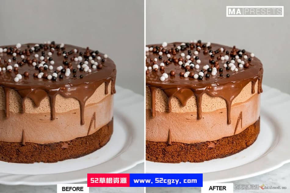 【Lightroom预设】明亮通透美食蛋糕后期调色STYLED CAKE Lightroom Preset LR预设 第8张