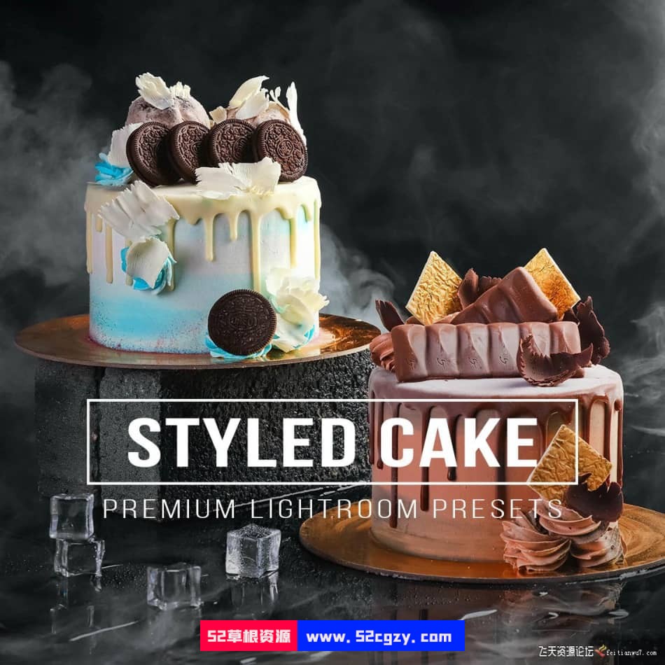 【Lightroom预设】明亮通透美食蛋糕后期调色STYLED CAKE Lightroom Preset LR预设 第1张