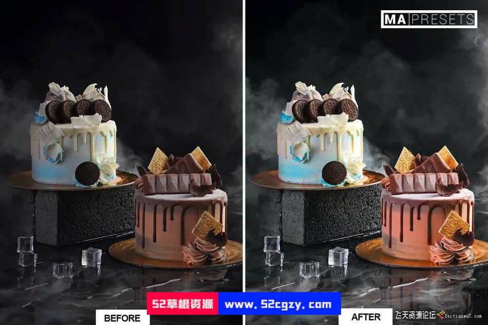 【Lightroom预设】明亮通透美食蛋糕后期调色STYLED CAKE Lightroom Preset LR预设 第10张