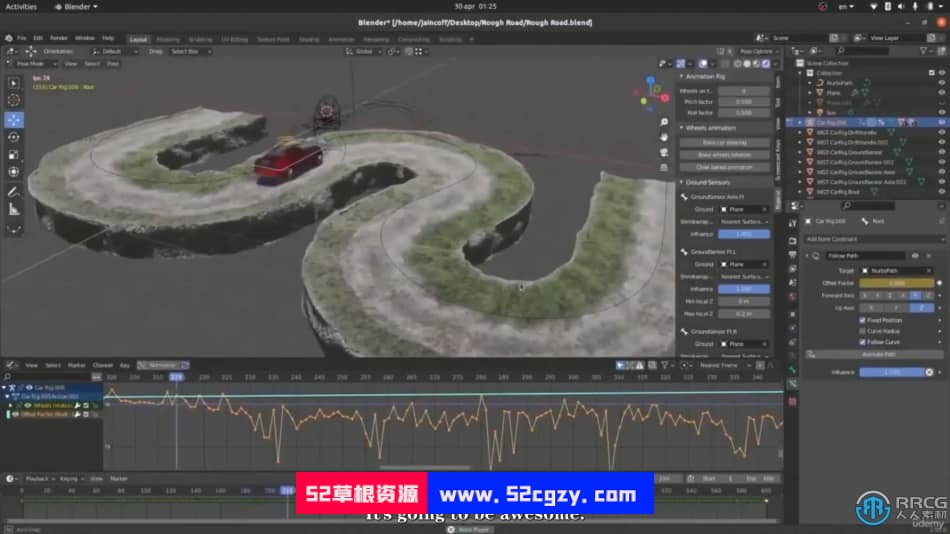 【中文字幕】Blender中制作电影级汽车追逐短片动画视频教程 3D 第7张