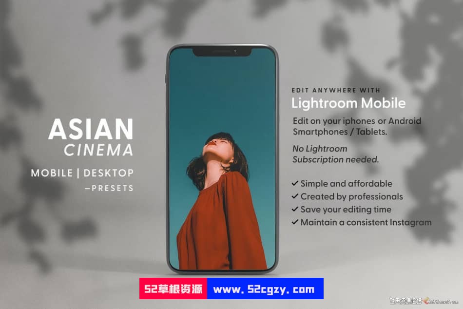 【Lightroom预设】亚洲电影人像后期调色Asian Cinema - Actions & Presets LR预设 第8张