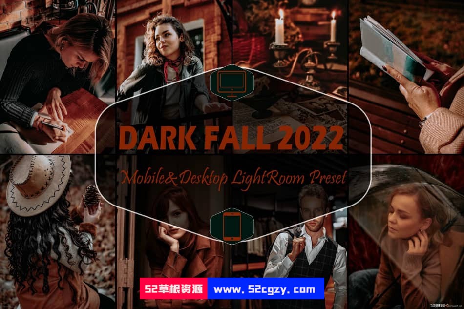【Lightroom预设】2022年秋季情绪黑暗人像Dark Fall 2022 Lightroom Presets LR预设 第1张