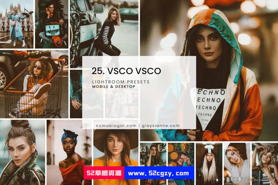【Lightroom预设】VSCO胶片后期调色25 VSCO VSCO – LIGHTROOM PRESETS LR预设 第1张