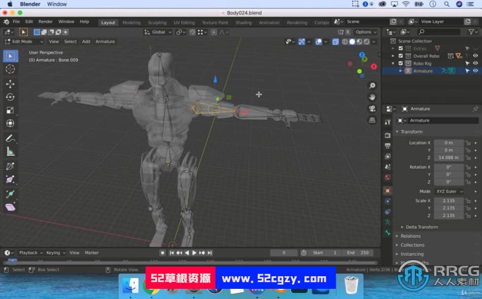 【中文字幕】Blender机器人绑定动画技术视频教程 3D 第3张