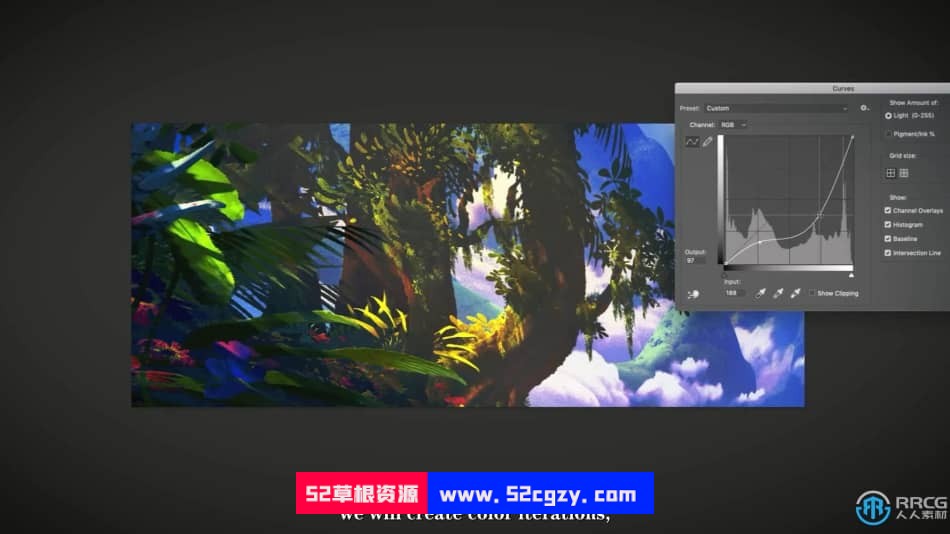【中文字幕】Photoshop数字绘画高效加速创作流程视频教程 PS教程 第2张