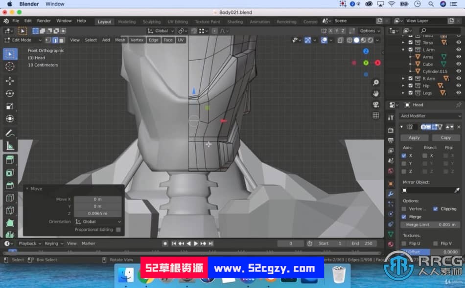 【中文字幕】Blender机器人绑定动画技术视频教程 3D 第4张