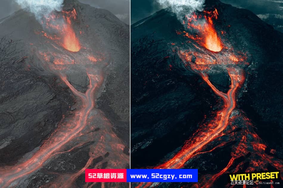 【Lightroom预设】ARTA Presets-火山风光摄影调色Volcano Presets LR预设 第5张