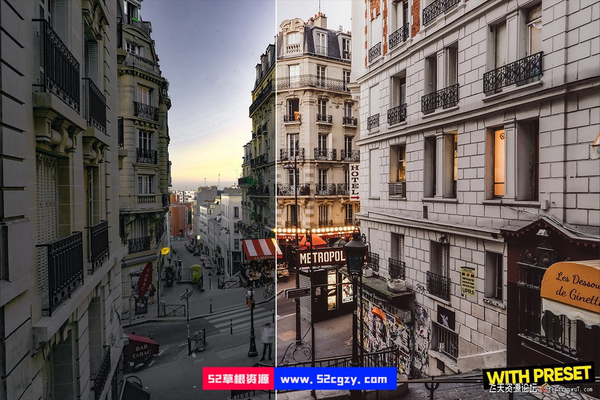 【Lightroom预设】ARTA Presets-巴黎城市风光后期调色Paris Presets LR预设 第4张