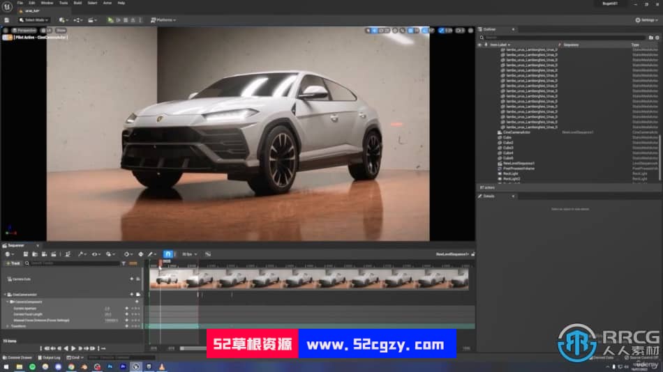 UE5虚幻引擎汽车渲染技术训练视频教程 CG 第8张
