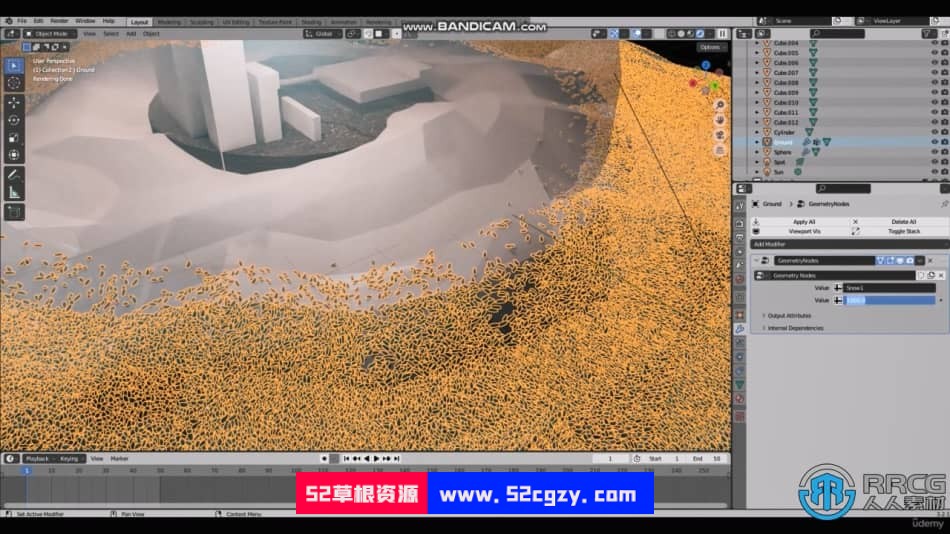 【中文字幕】Blender空间场景实例制作流程视频教程 3D 第11张