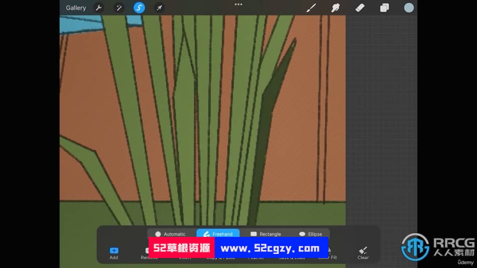 Procreate卡通小屋实例绘画训练视频教程 CG 第6张