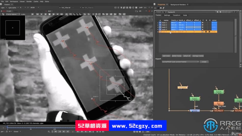 Nuke中VFX影视特效镜头基础技能训练视频教程 CG 第8张