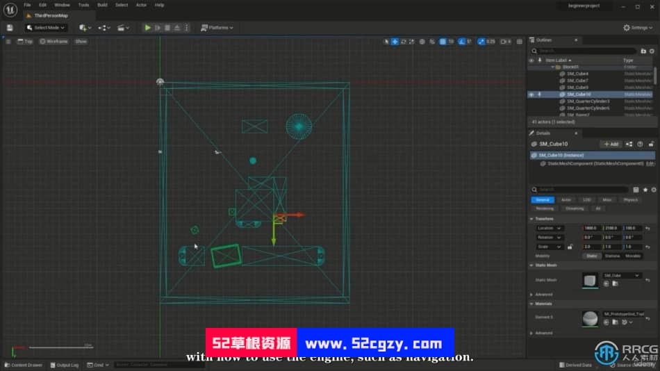 【中文字幕】UE5虚幻引擎俯视射击游戏完整制作流程视频教程 CG 第10张