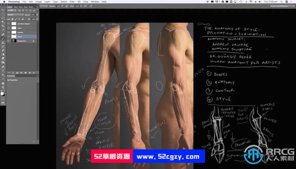 Patrick人物角色解剖学传统绘画大师级视频教程 CG 第2张