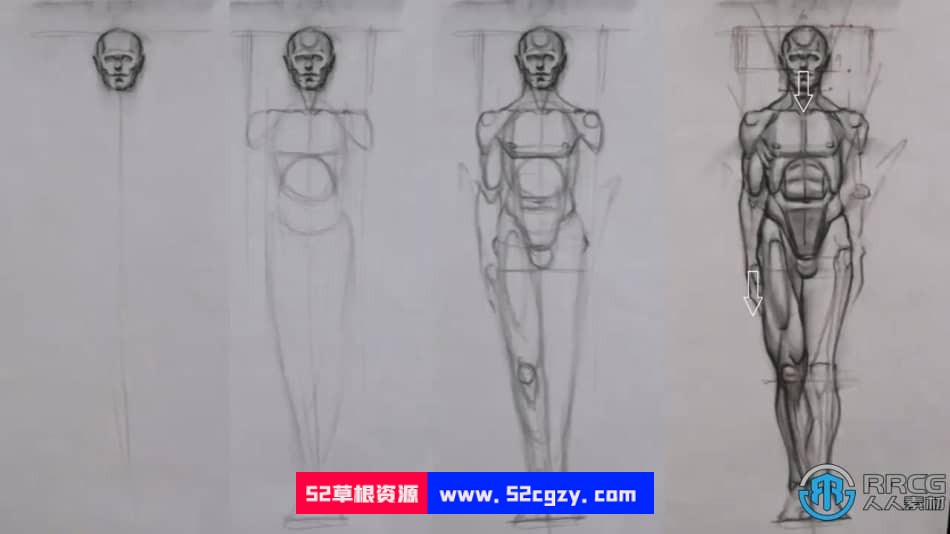 Patrick人物角色解剖学传统绘画大师级视频教程 CG 第10张