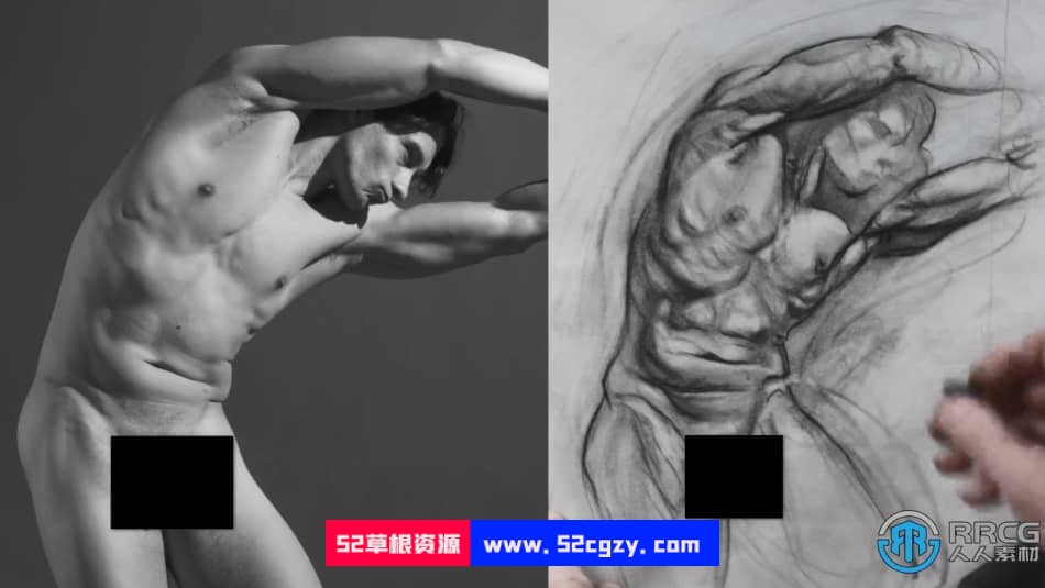 Patrick人物角色解剖学传统绘画大师级视频教程 CG 第5张