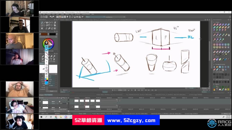 动画人物形象设计数字绘画训练视频教程 PS教程 第13张