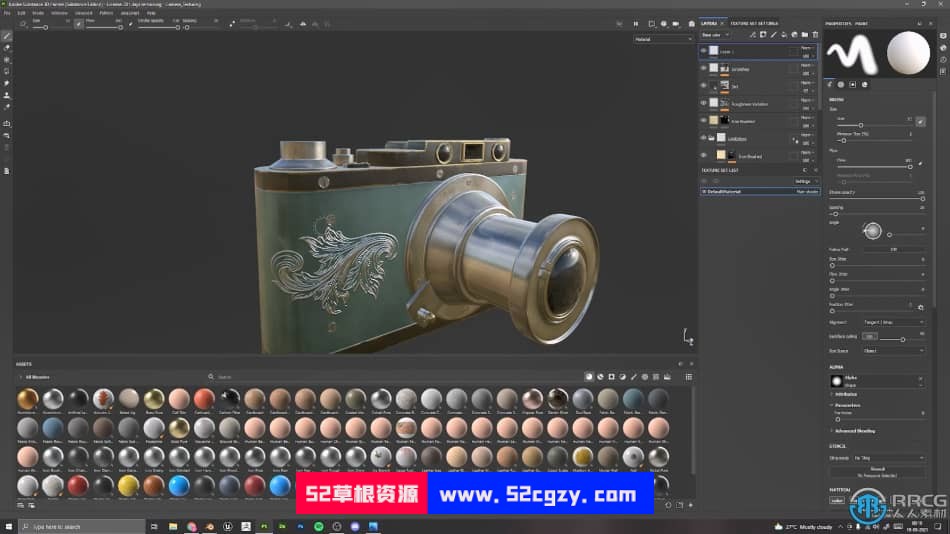 Blender和Substance Painter复古相机完整制作流程视频教程 3D 第5张