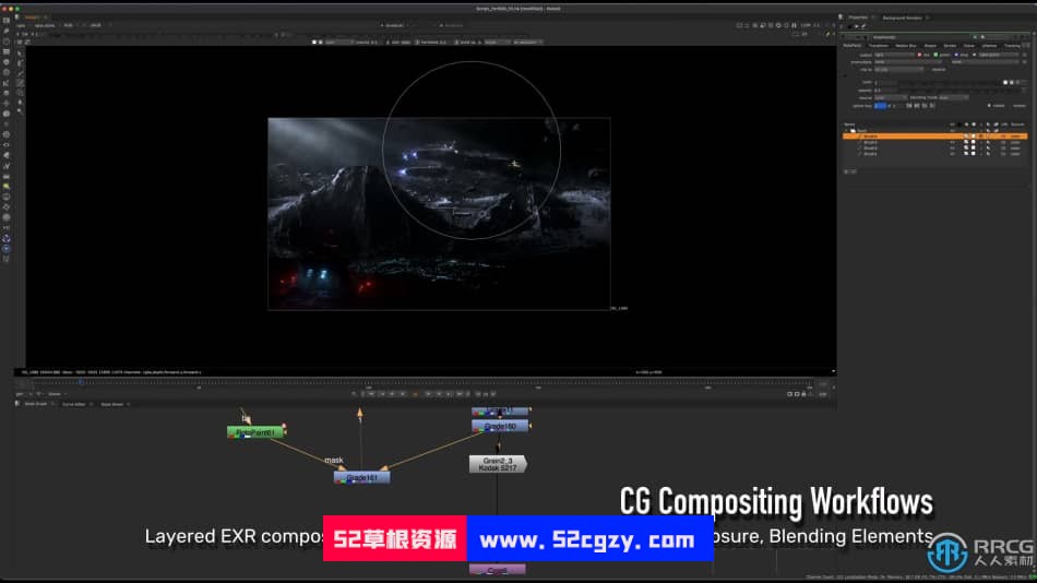 Nuke高级CG影视特效合成工作流程视频教程 CG 第5张