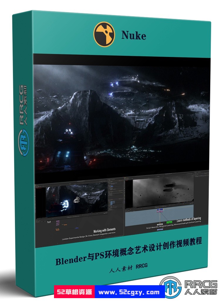 Nuke高级CG影视特效合成工作流程视频教程 CG 第1张