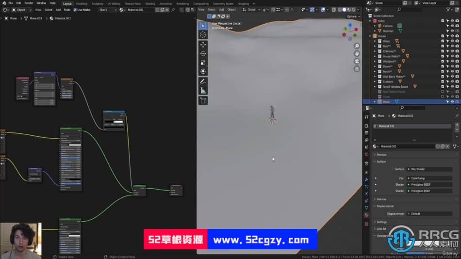 Blender 3A级游戏3D环境动画场景完整制作流程视频教程 3D 第15张