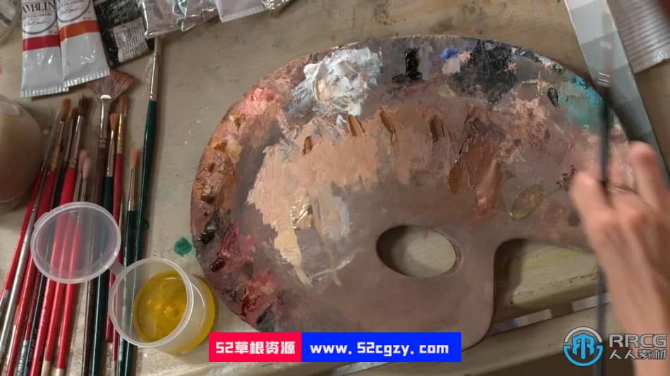 【中文字幕】人体油画绘画创作艺术训练视频教程 CG 第12张