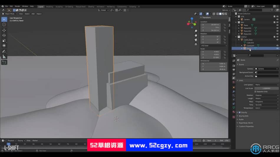 Blender与PS概念艺术场景设计实例制作视频教程 3D 第4张
