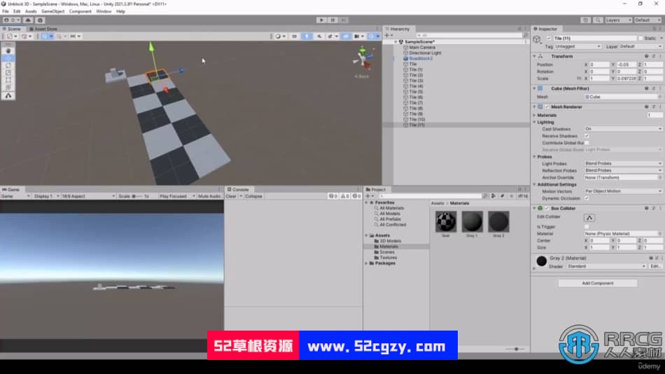 Unity益智棋盘游戏实例制作训练视频教程 Unity 第5张