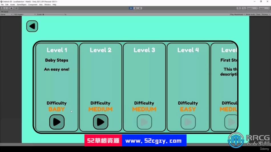 Unity益智棋盘游戏实例制作训练视频教程 Unity 第3张
