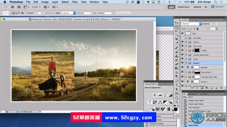 Photoshop摄影照片无缝合成技术训练视频教程 PS教程 第5张