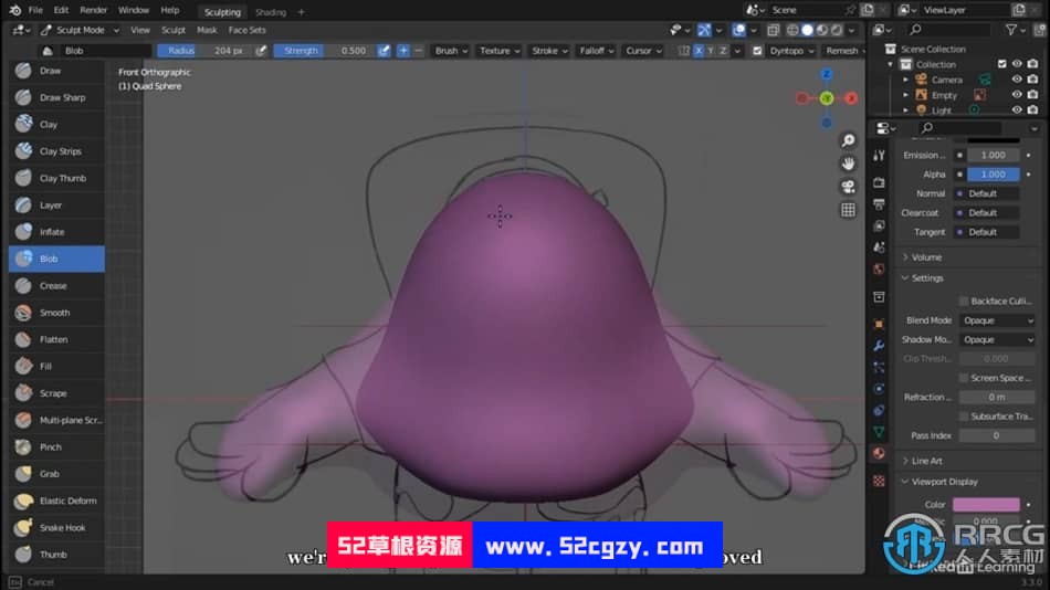 【中文字幕】Blender 3.3全面核心技术训练视频教程 3D 第5张