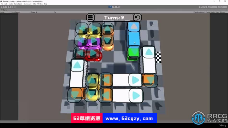 Unity益智棋盘游戏实例制作训练视频教程 Unity 第4张