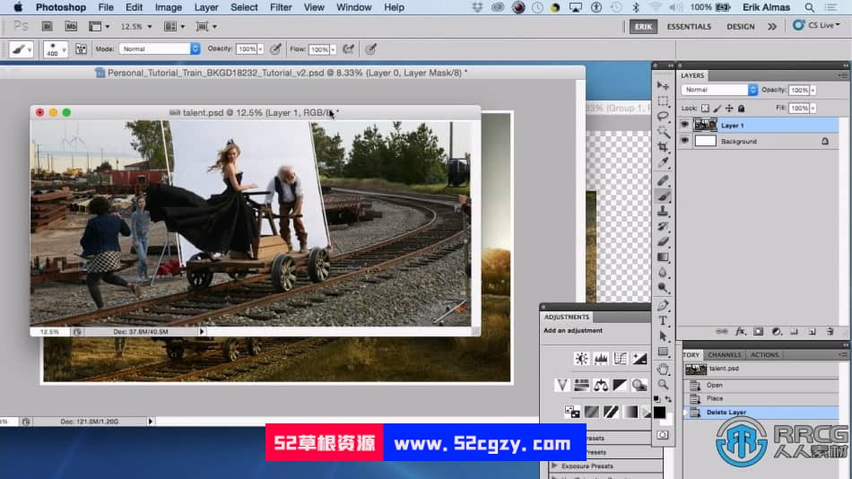 Photoshop摄影照片无缝合成技术训练视频教程 PS教程 第6张