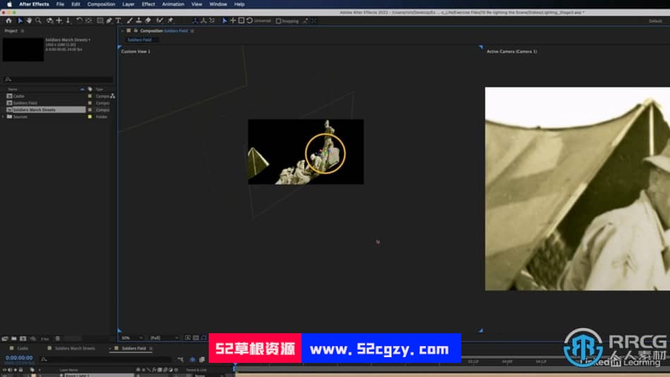 【中文字幕】AE与PS照片三维空间图层摄像机控制动画视频教程 AE 第7张