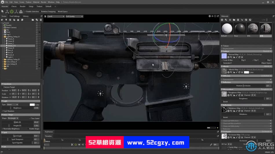 3dsMax制作3A级游戏武器完整工作流程视频教程 3D 第5张