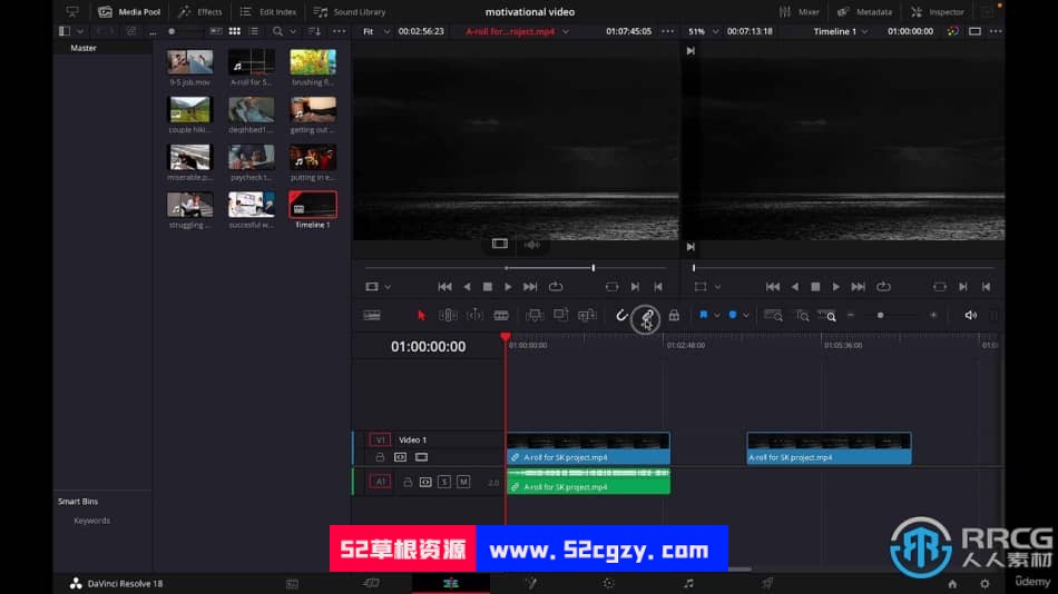 Davinci Resolve 18视频编辑初学者入门指南视频教程 CG 第9张