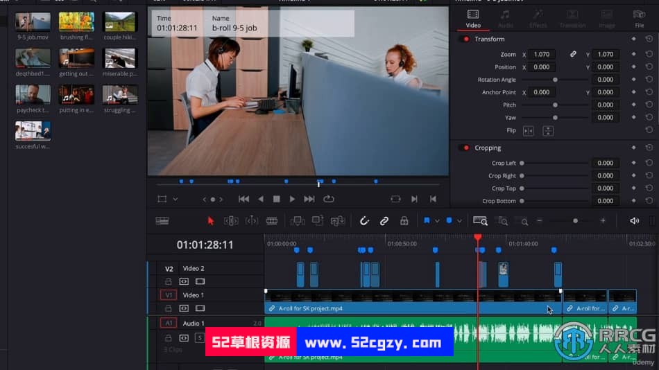 Davinci Resolve 18视频编辑初学者入门指南视频教程 CG 第7张